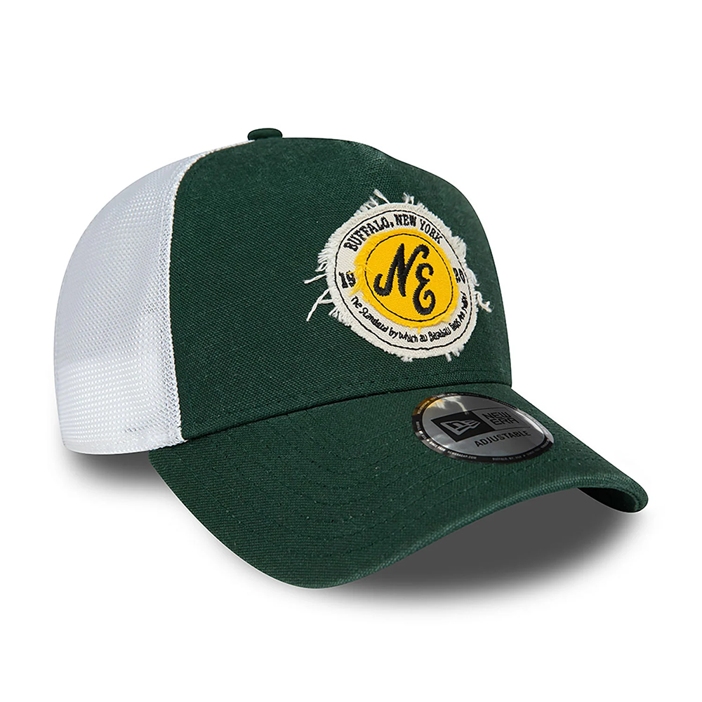New Era Cap - Trucker New Era Patch Washed Verde