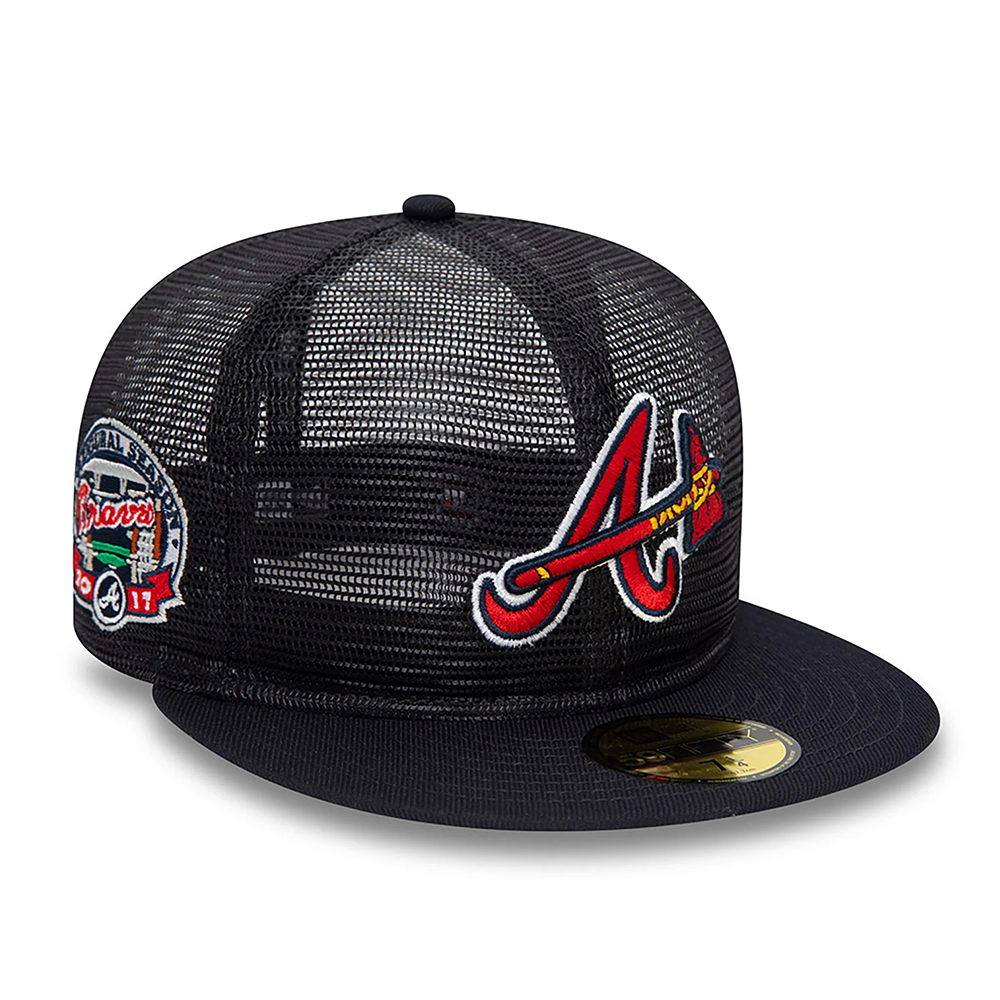 New Era Cap - 59FIFTY Atlanta Braves Patch Blu Navy