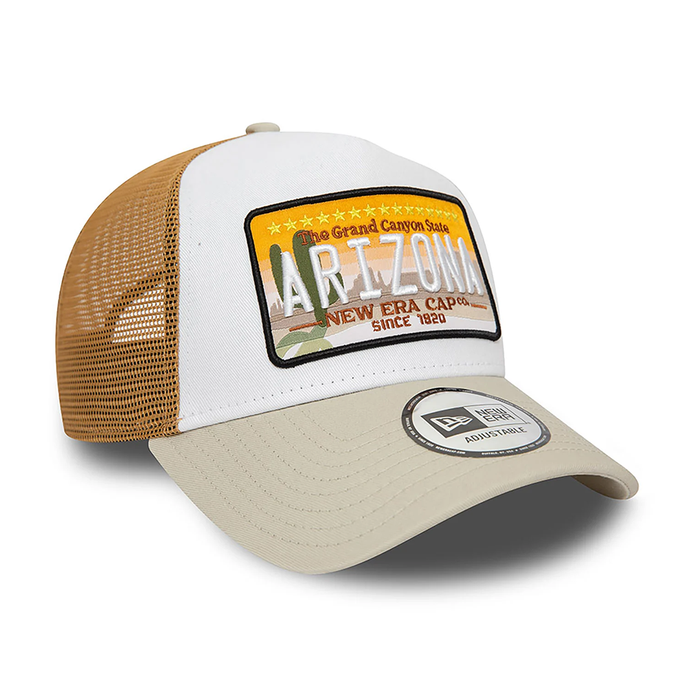 New Era Cap - Trucker New Era Patch Beige