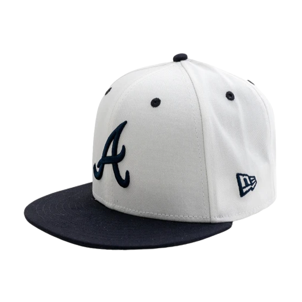 New Era Cap - 9FIFTY Snapback Atlanta Braves White Patch Grey
