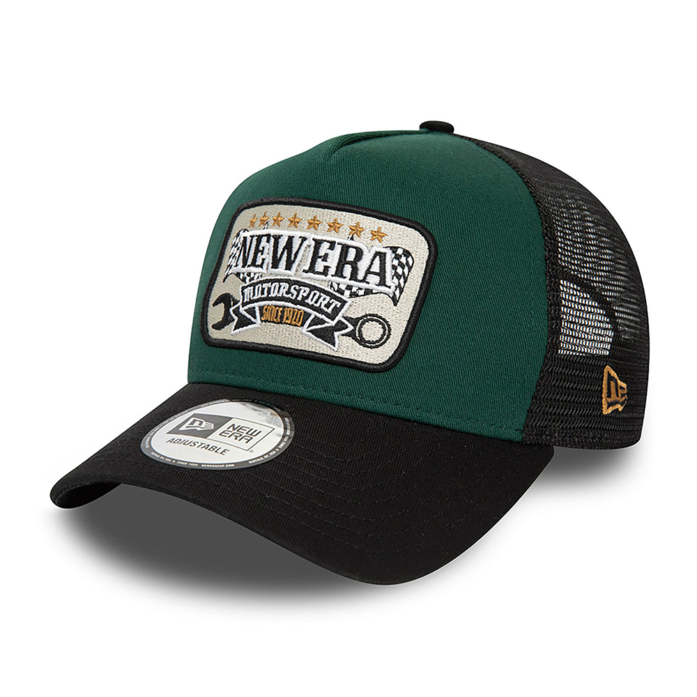 New Era Cap - 9FORTY Patch Green E-Frame Trucker Cap