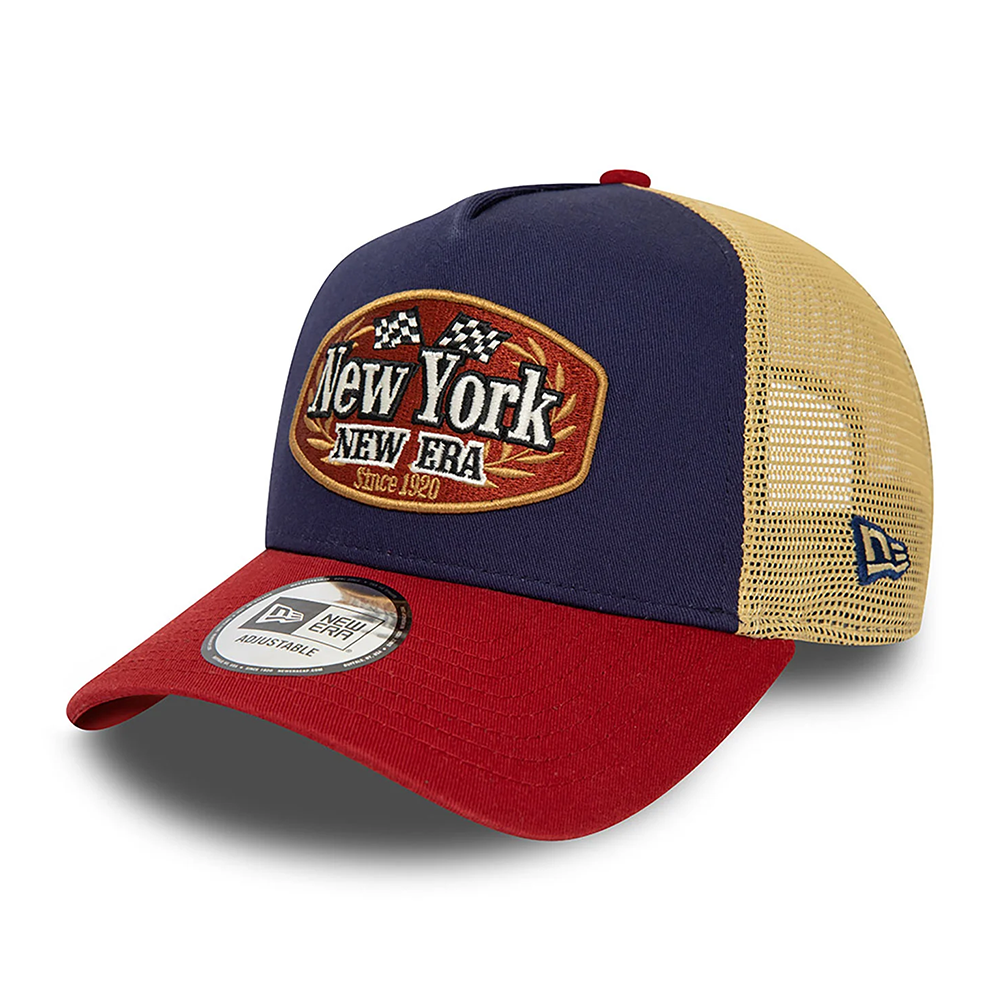 New Era Cap - 9FORTY Patch Navy E-Frame Trucker