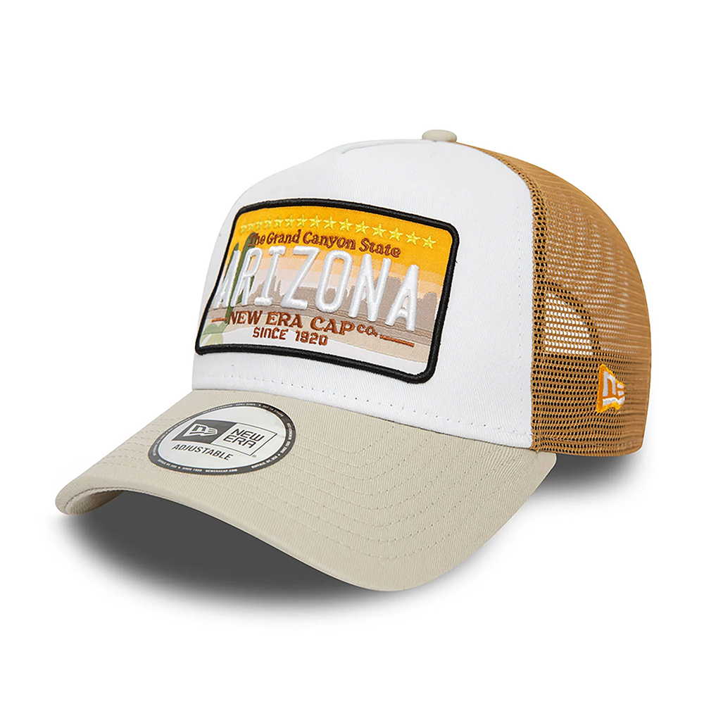 New Era Cap - Trucker New Era Patch Beige