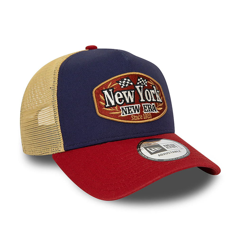 New Era Cap - 9FORTY Patch Navy E-Frame Trucker