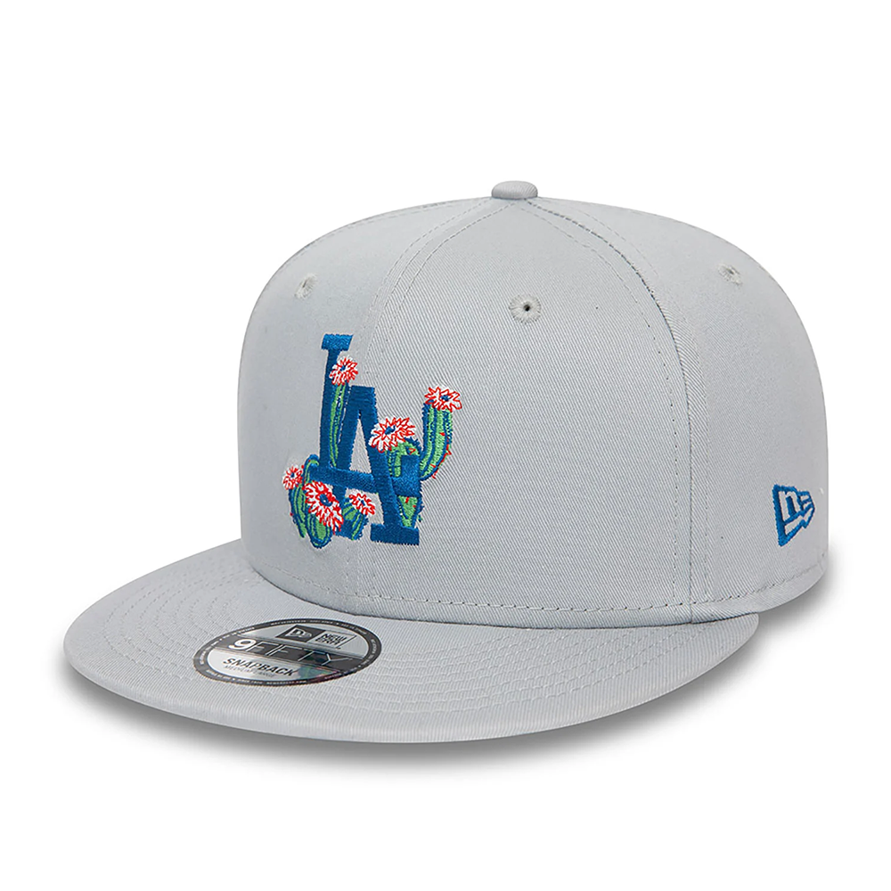 New Era Cap - 9FIFTY Snapback LA Dodgers Flower Icon Grey
