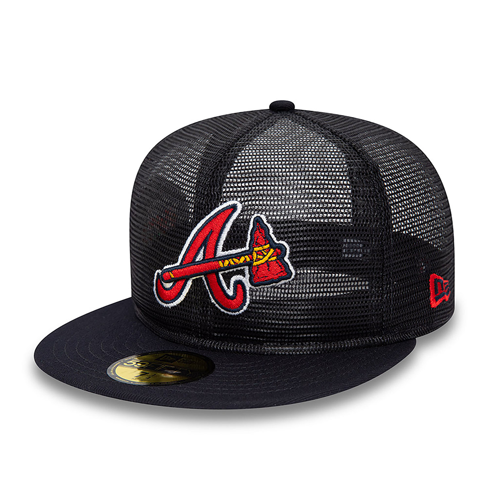 New Era Cap - 59FIFTY Atlanta Braves Patch Blu Navy