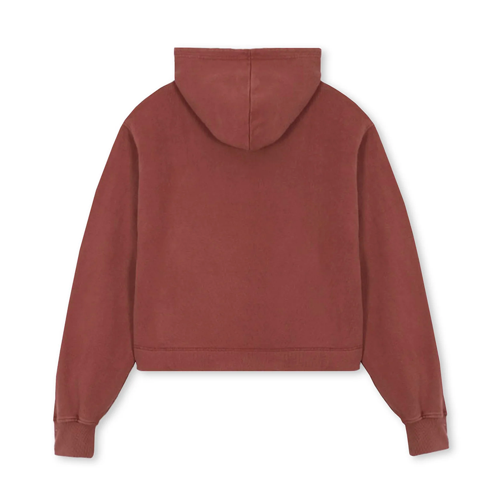 THE Ü - "Crop" Hoodie Brown