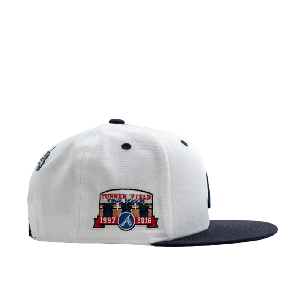 New Era Cap - 9FIFTY Snapback Atlanta Braves White Patch Grey