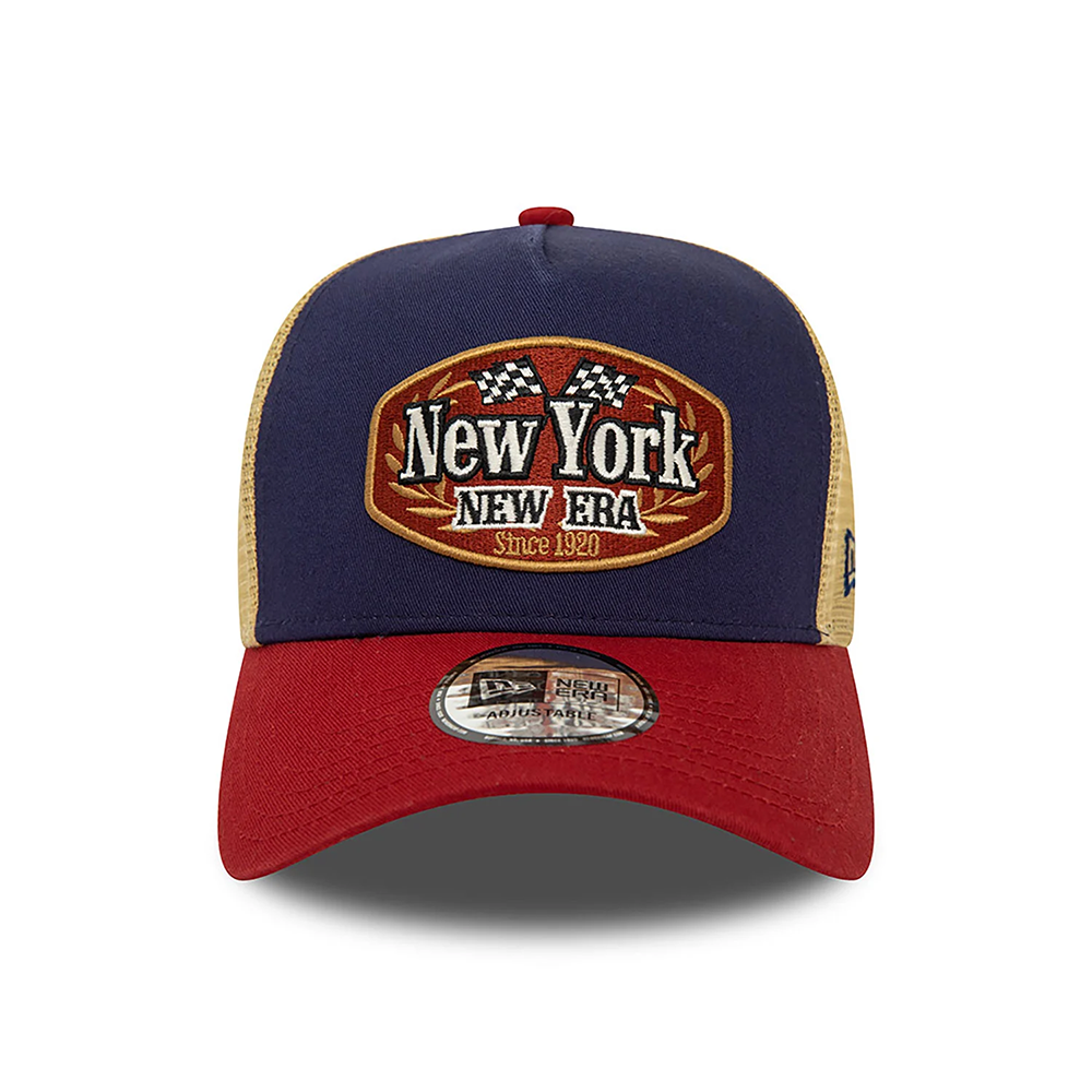 New Era Cap - 9FORTY Patch Navy E-Frame Trucker