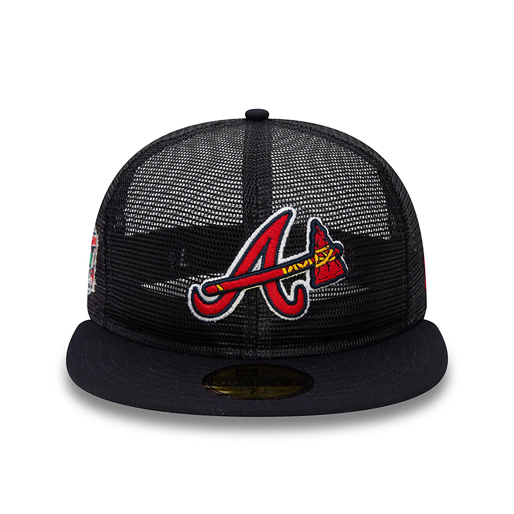 New Era Cap - 59FIFTY Atlanta Braves Patch Blu Navy