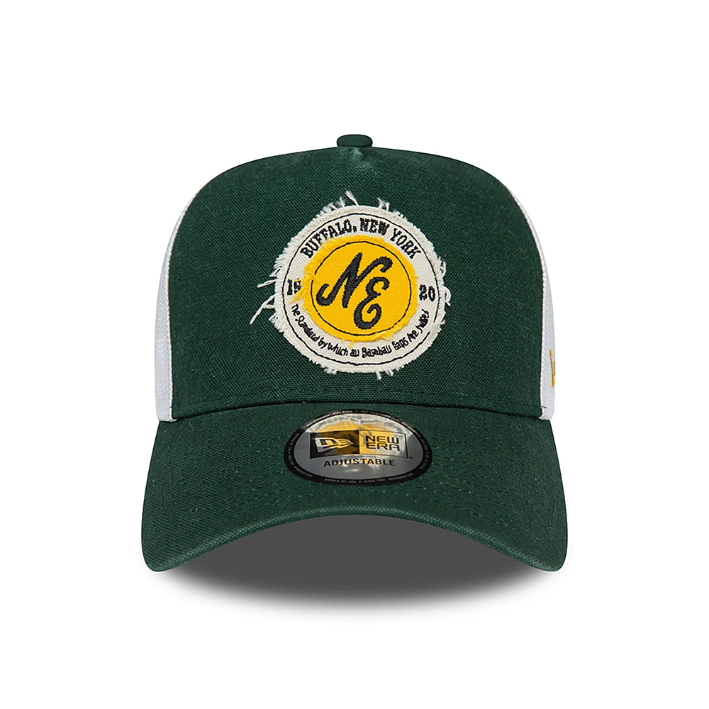 New Era Cap - Trucker New Era Patch Washed Verde