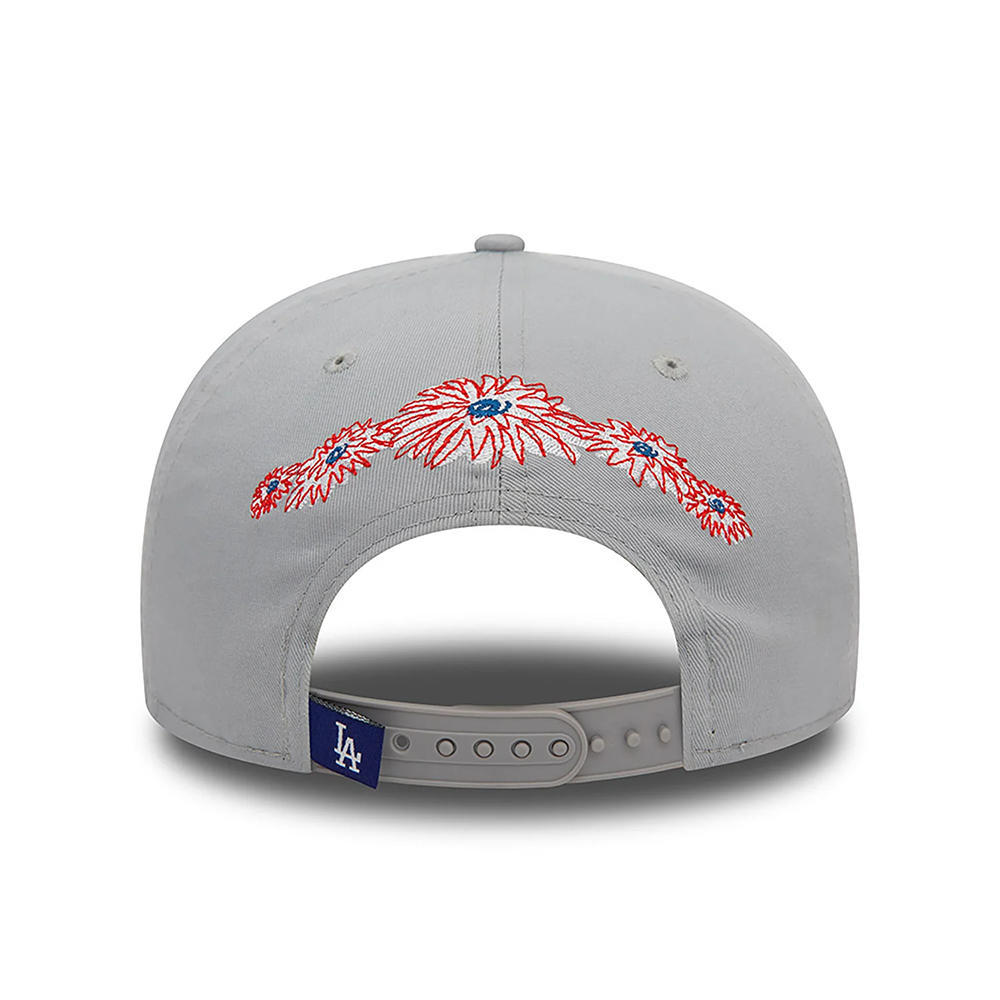 New Era Cap - 9FIFTY Snapback LA Dodgers Flower Icon Grey