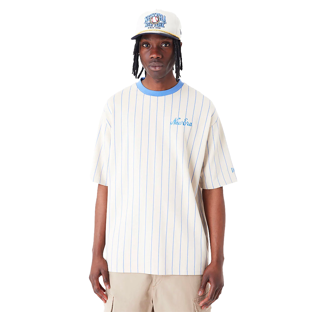New Era - Tee Gessata Panna