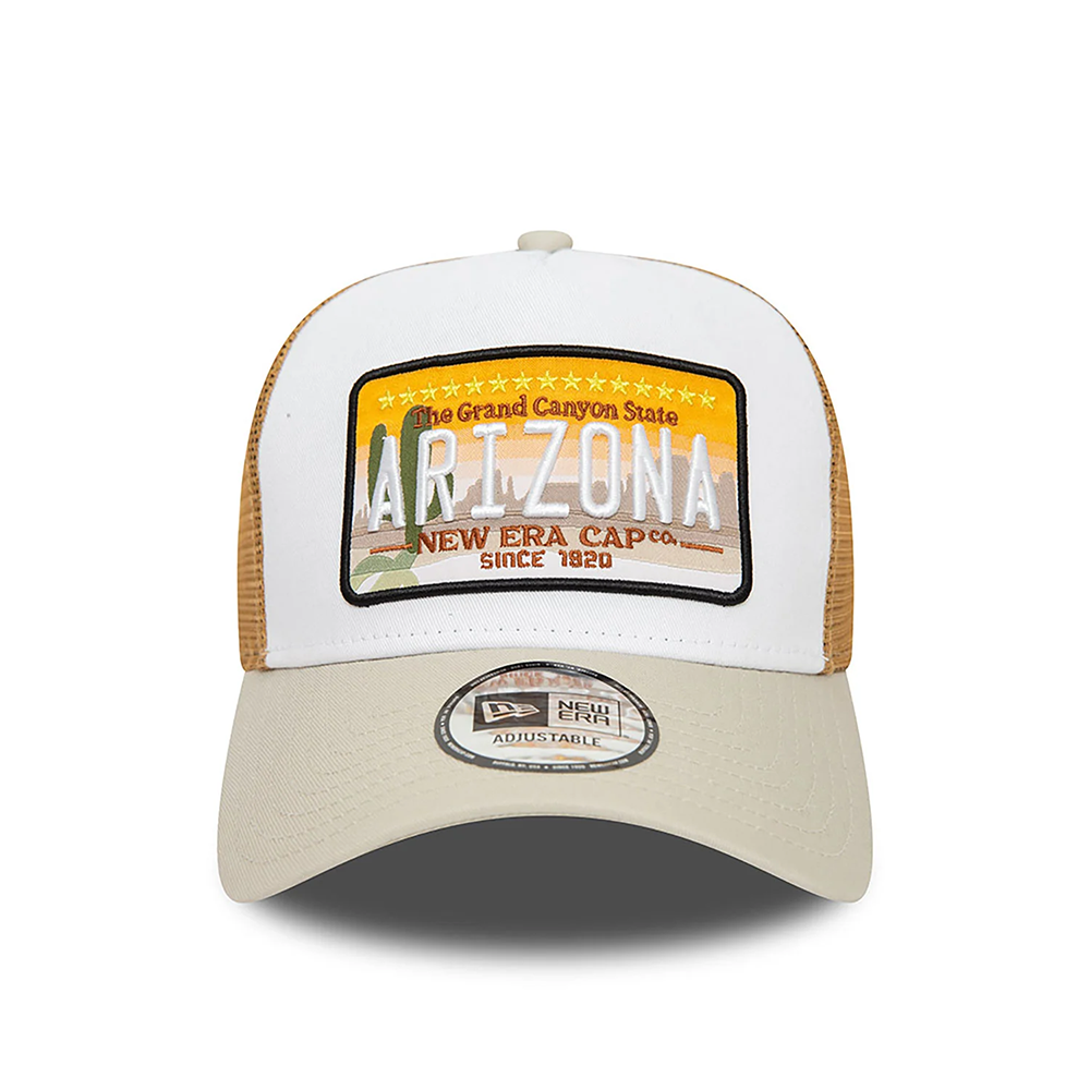 New Era Cap - Trucker New Era Patch Beige