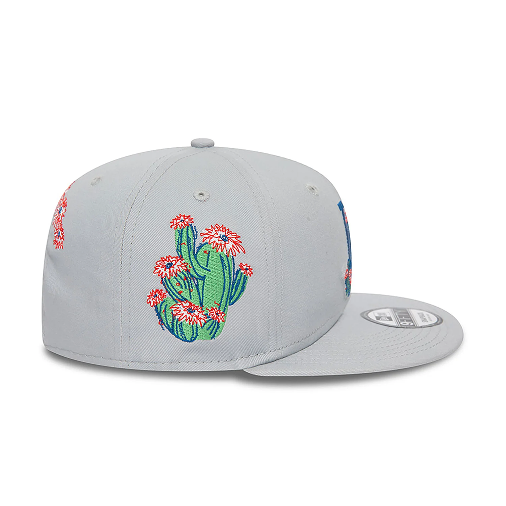 New Era Cap - 9FIFTY Snapback LA Dodgers Flower Icon Grey