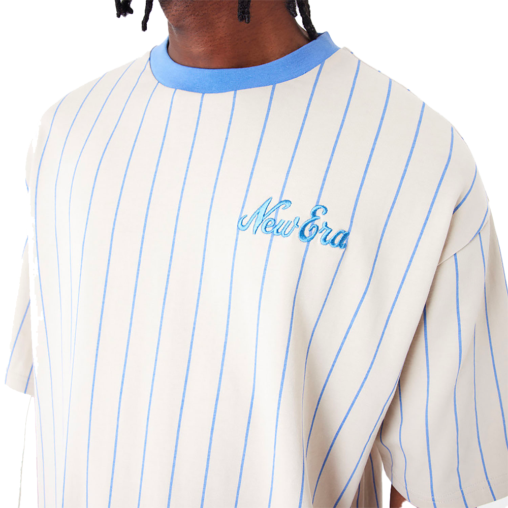 New Era - Tee Gessata Panna