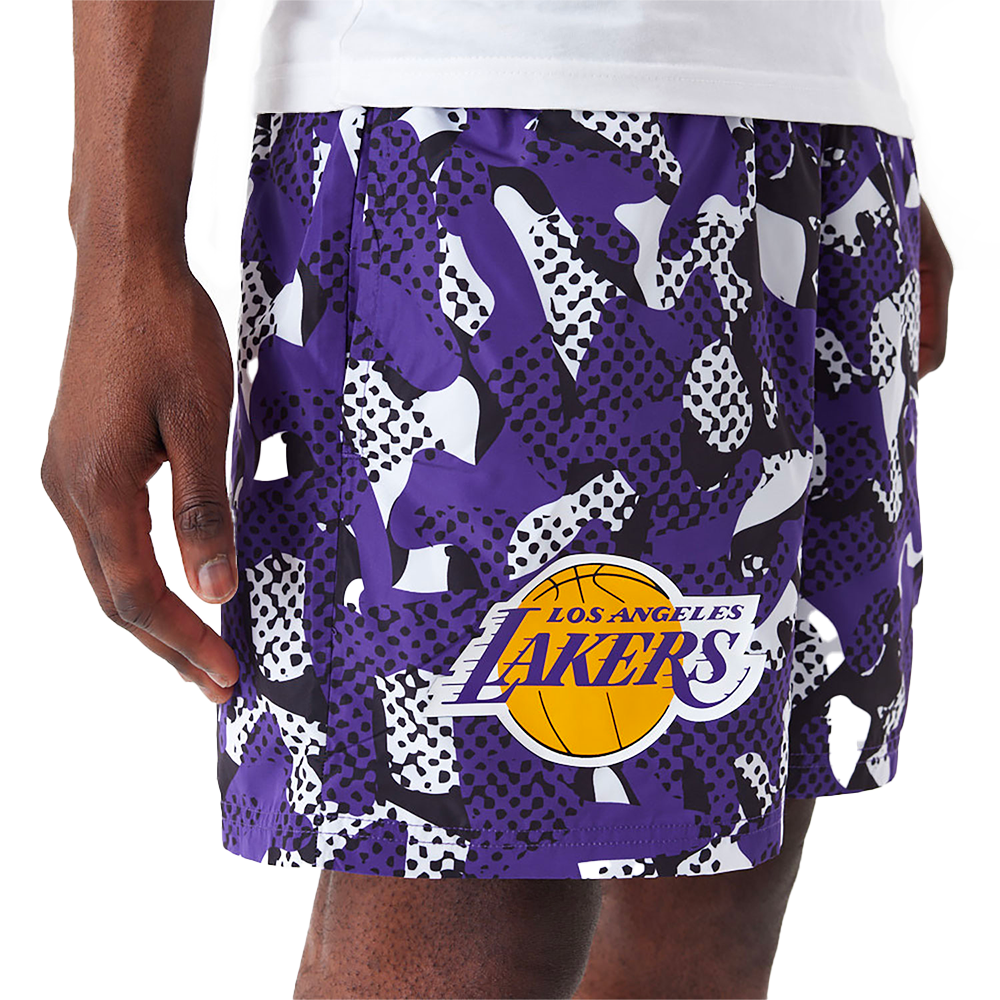 New Era - LA Lakers NBA Team All Over Print Shorts