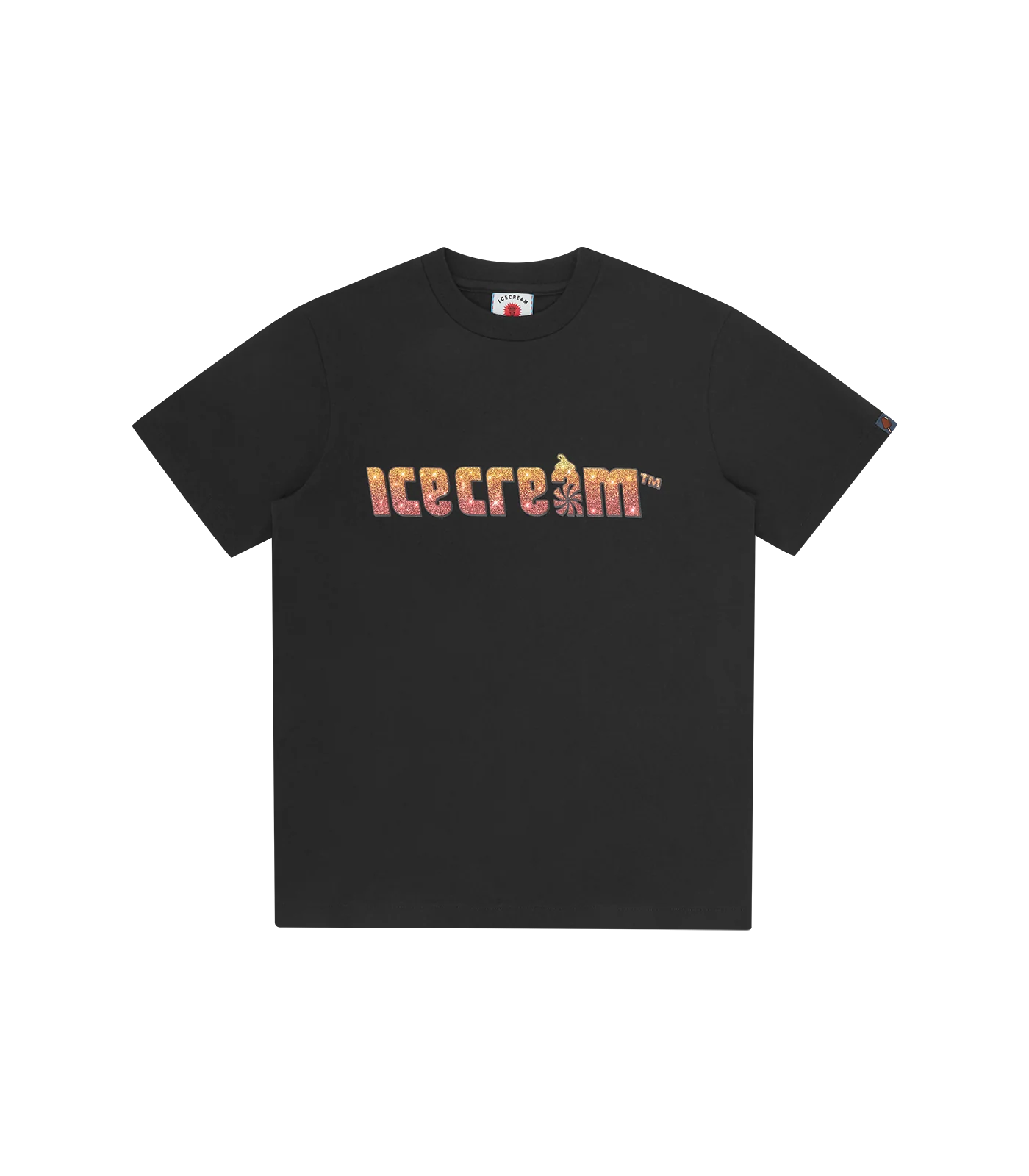 ICECREAM - Soft Serve Sparkle Tee Black