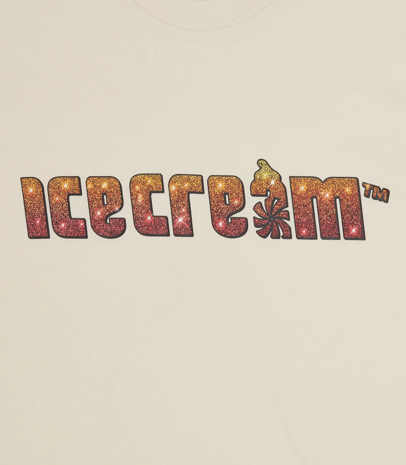 ICECREAM - Soft Serve Sparkle Tee Black