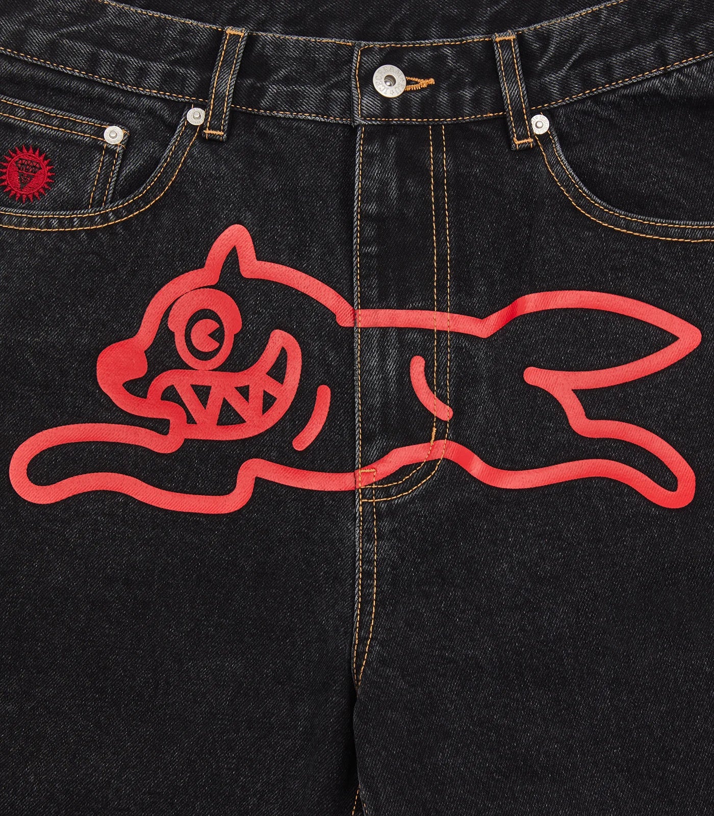 ICECREAM - "Running Dog" Shorts Black