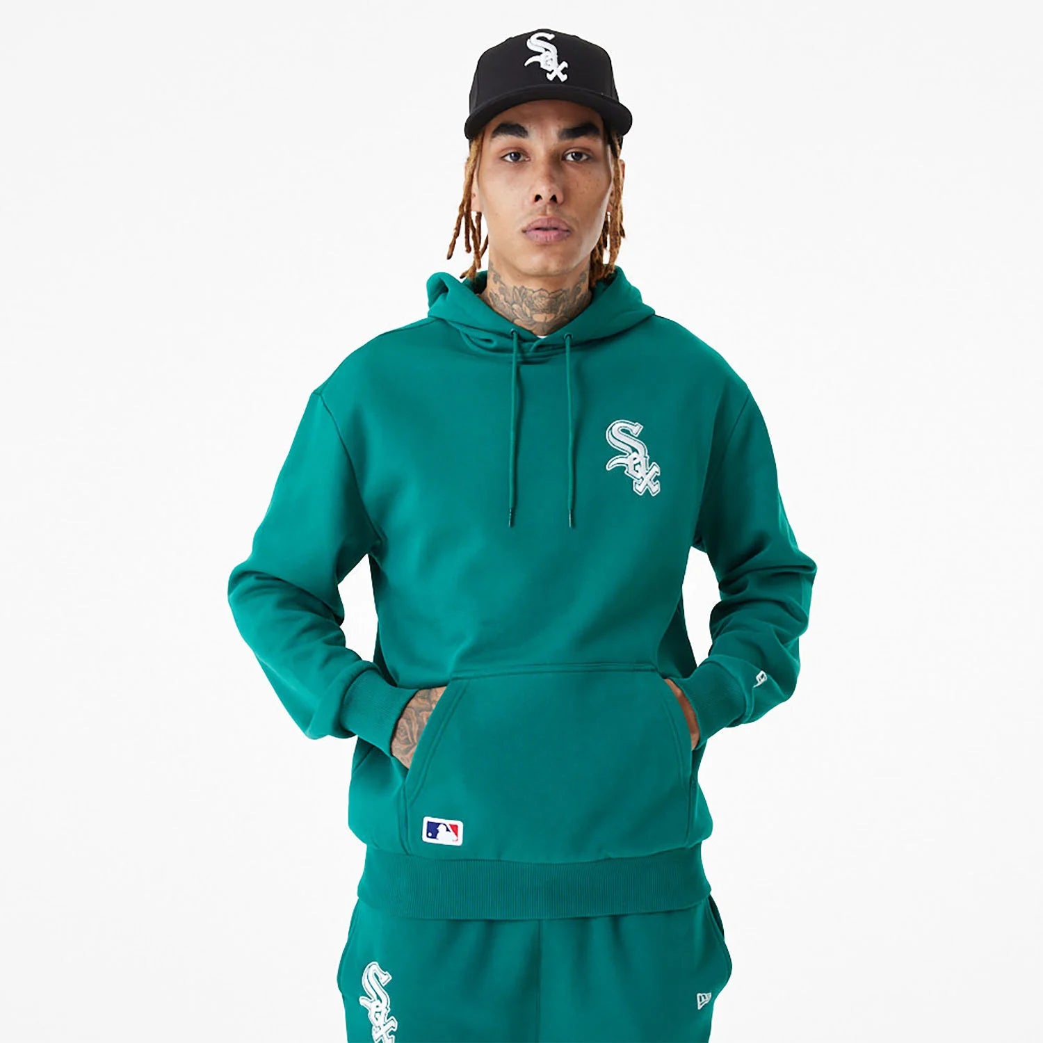 New Era - "Essentials" Chicago White Sox Green Hoodie