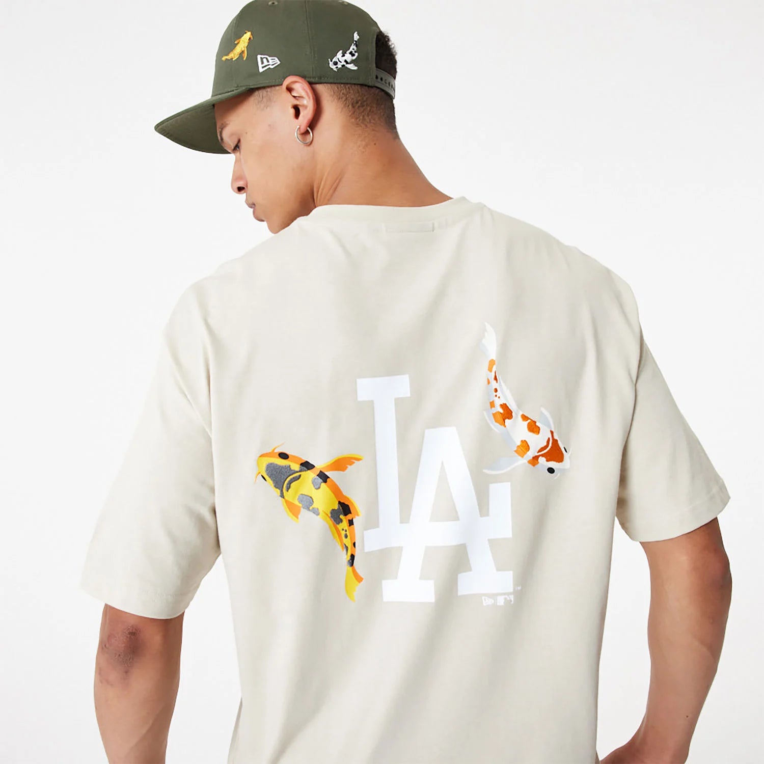 New Era - LA Dodgers "KOI" Beige Tee