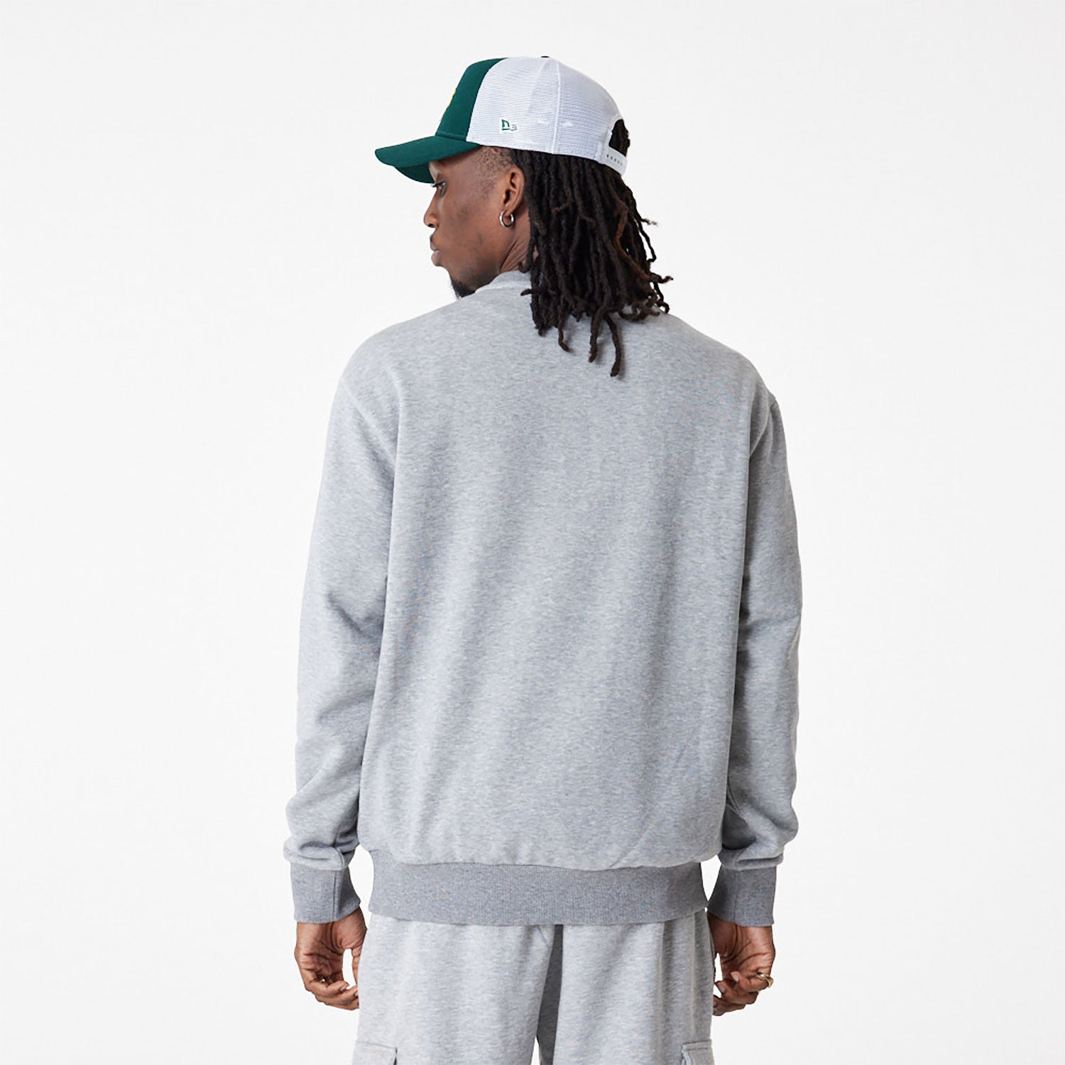 New Era - Oakland Crewneck Grey