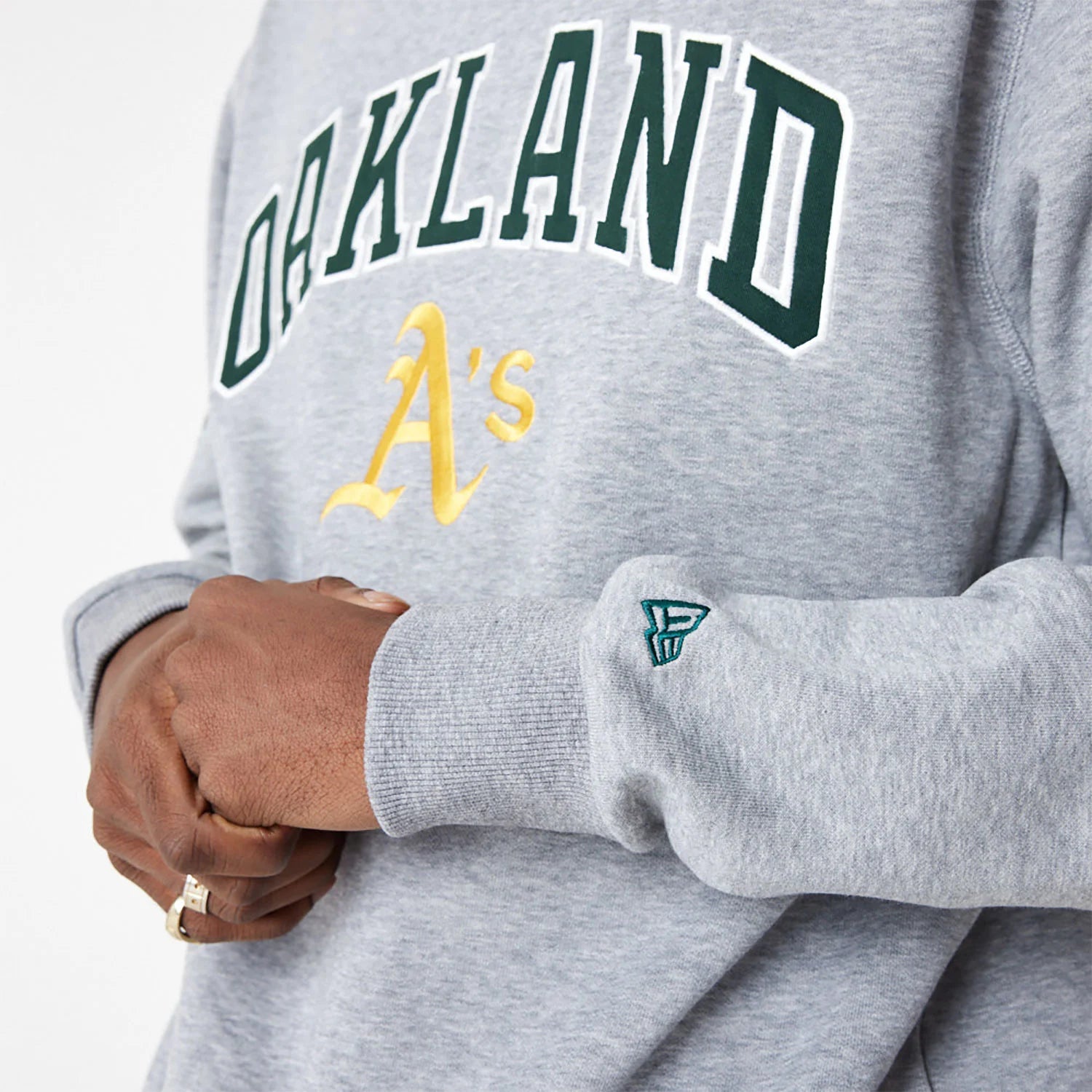 New Era - Oakland Crewneck Grey