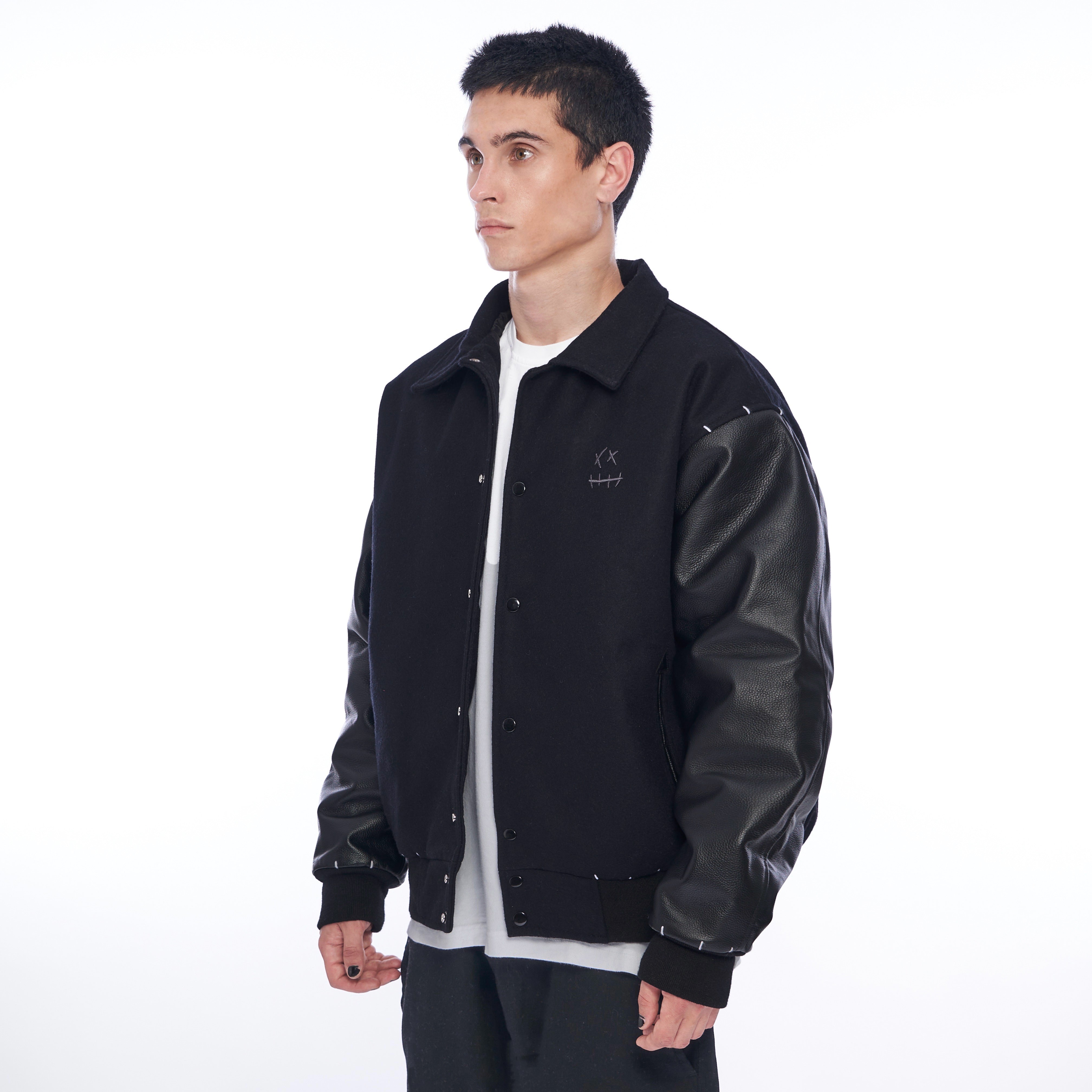 Crossy Studios - Varsity Jacket Pure Black