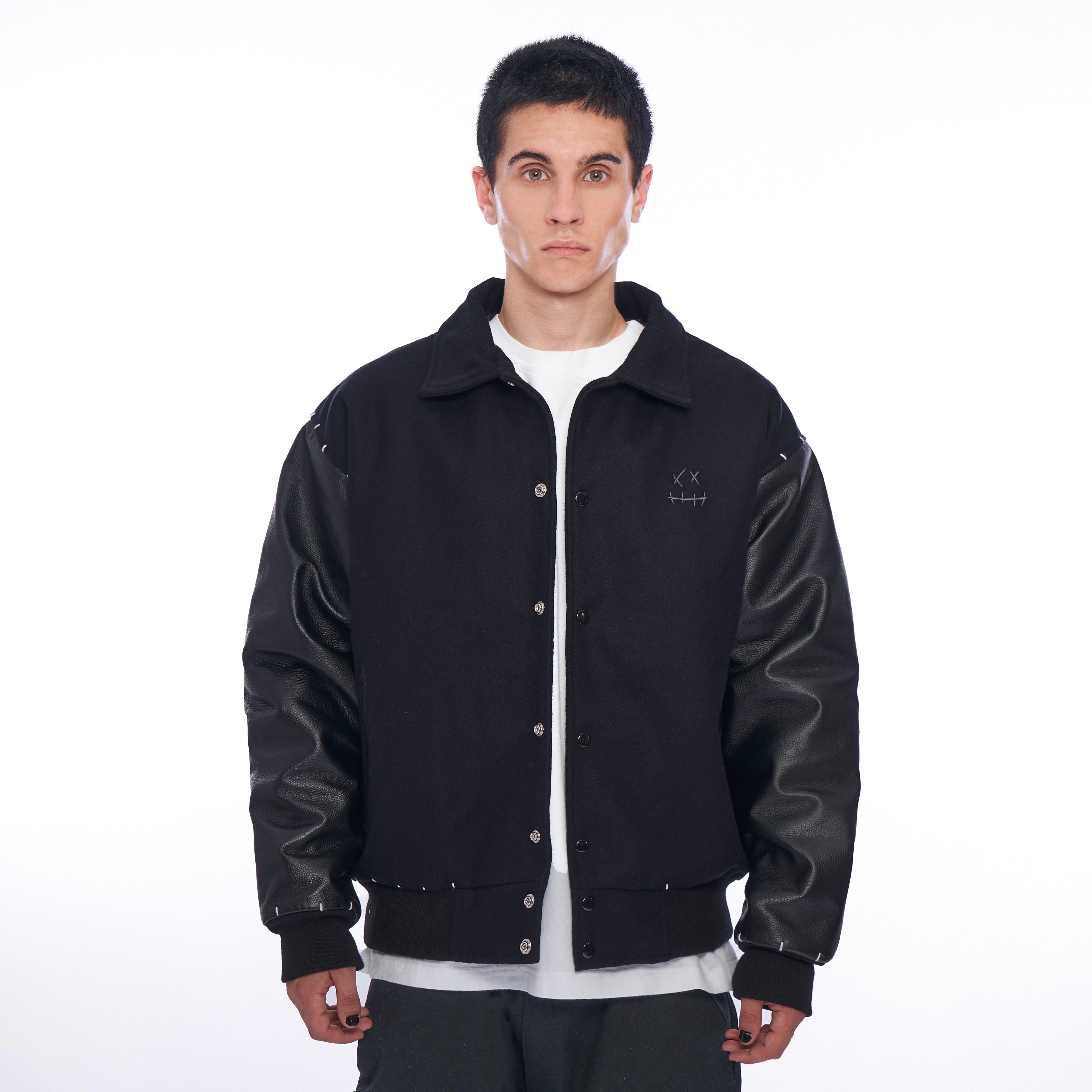 Crossy Studios - Varsity Jacket Pure Black