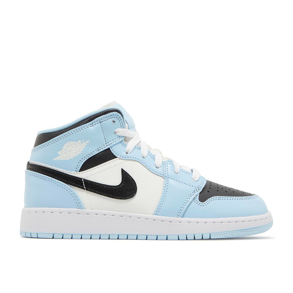 Jordan 1 Mid Ice Blue Black (GS)