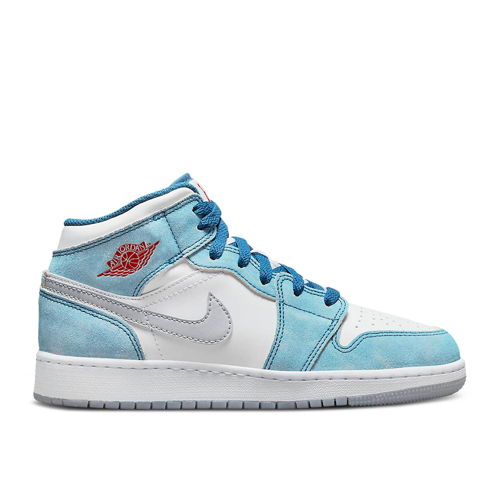 Jordan 1 Mid SE French Blue Light Steel (GS)