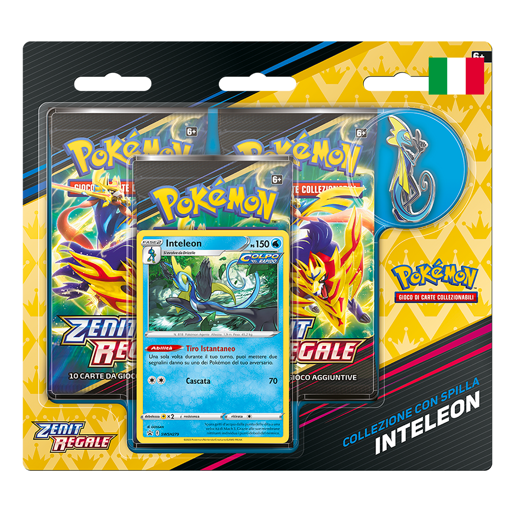 Pokémon - Collezione Zenit Regale con Spilla "Inteleon" (IT)