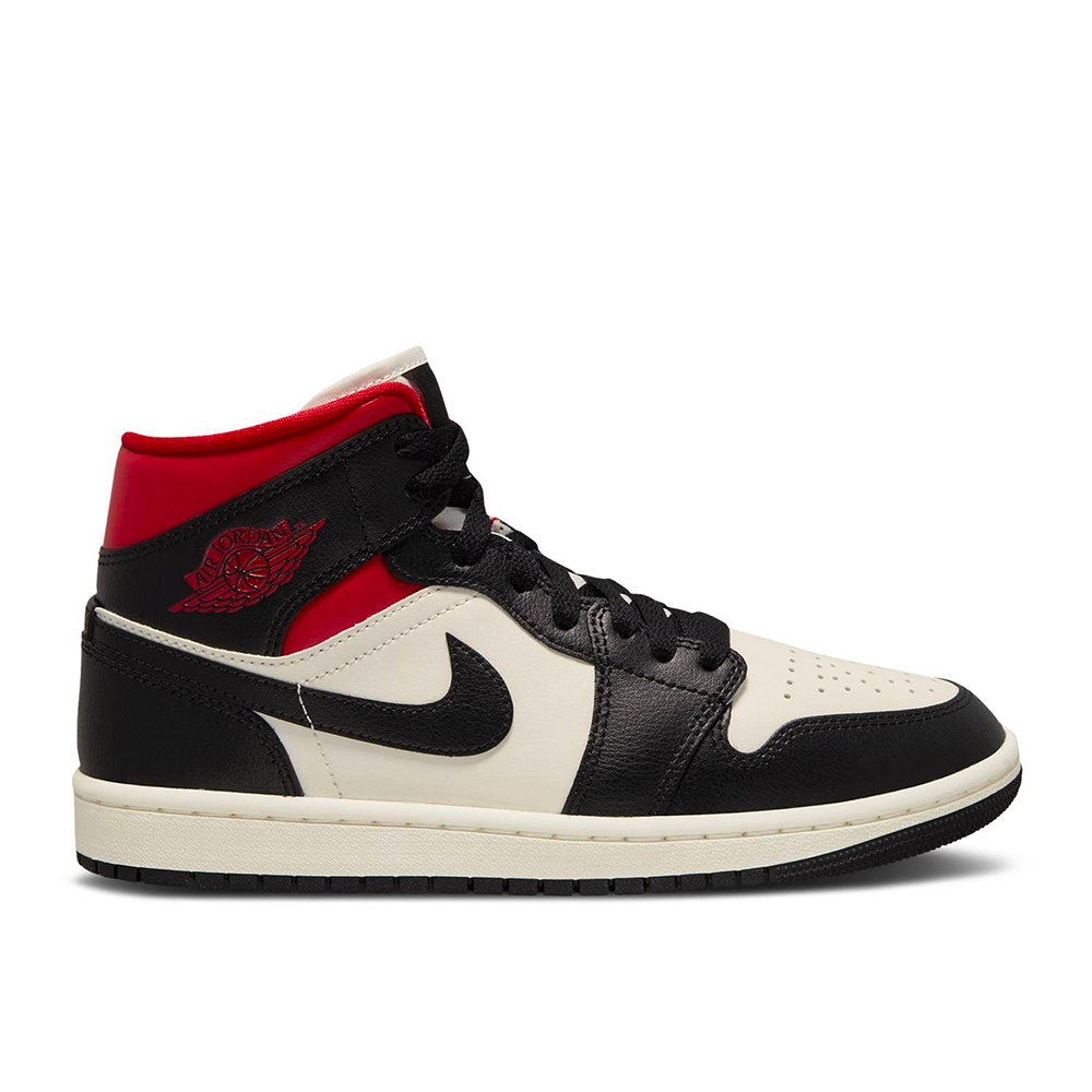 Jordan 1 Mid Gym Red Black White