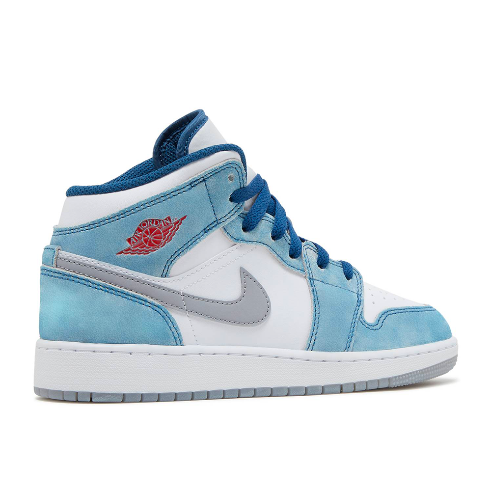 Jordan 1 Mid SE French Blue Light Steel (GS)