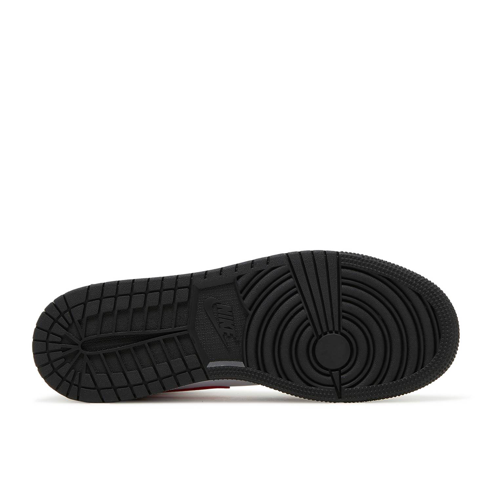 Jordan 1 Mid Black Fire Red (GS)