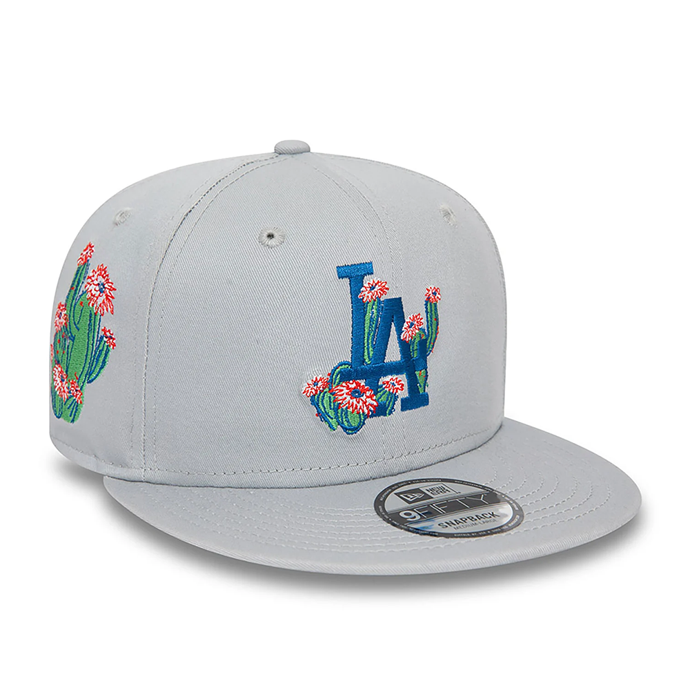 New Era Cap - 9FIFTY Snapback LA Dodgers Flower Icon Grey