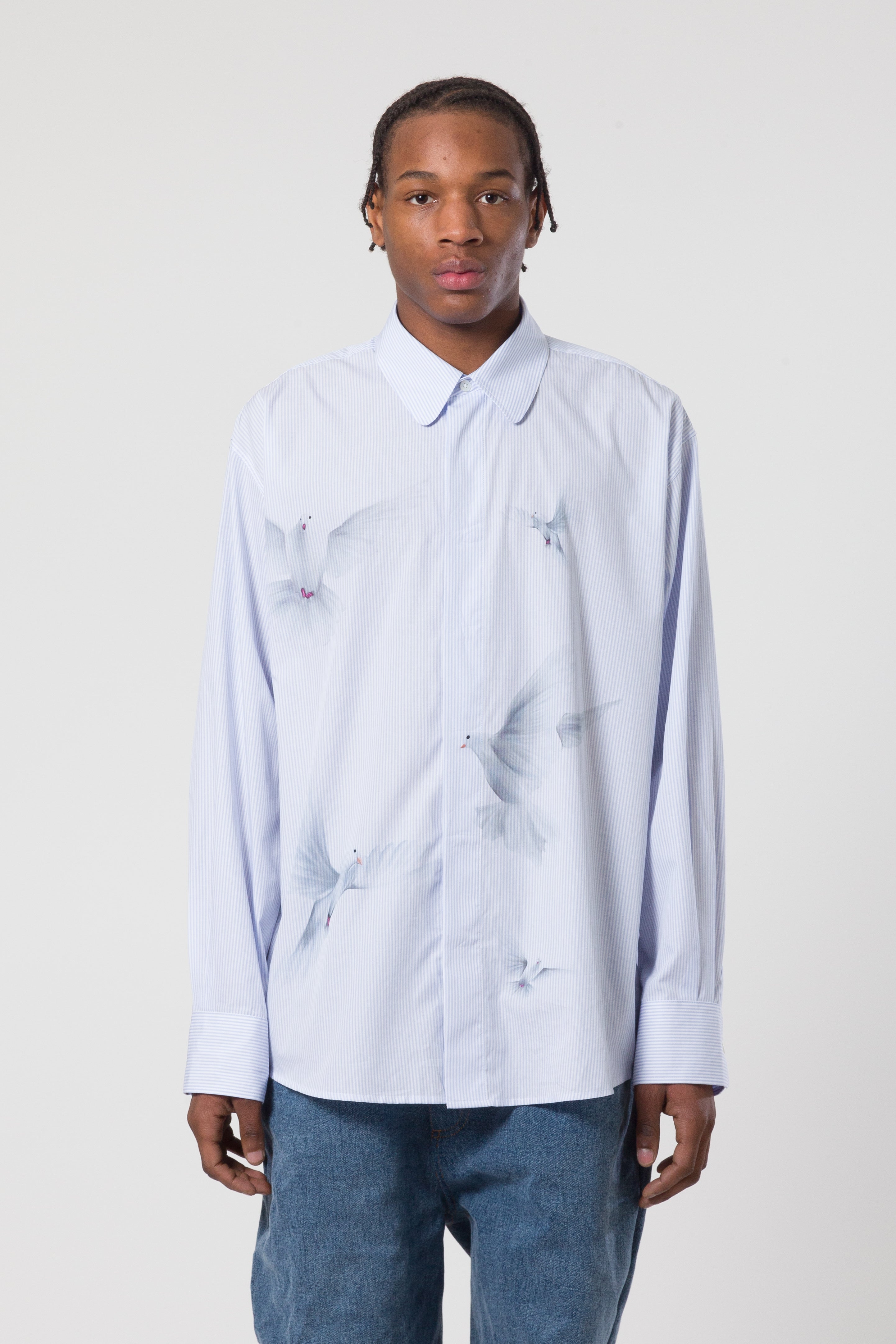 3.PARADIS - Freedom Birds Oversized Shirt