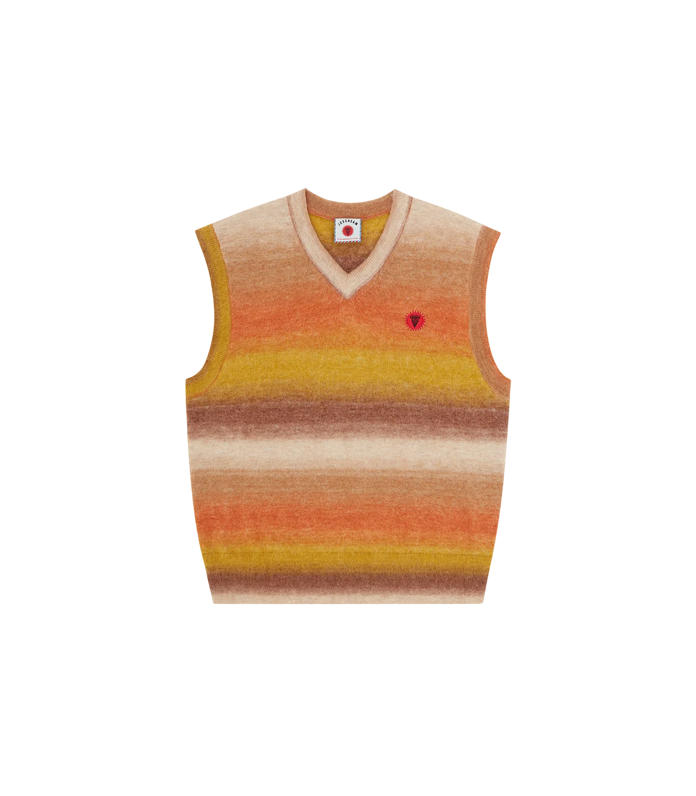 ICECREAM - Stripped Knitted Vest