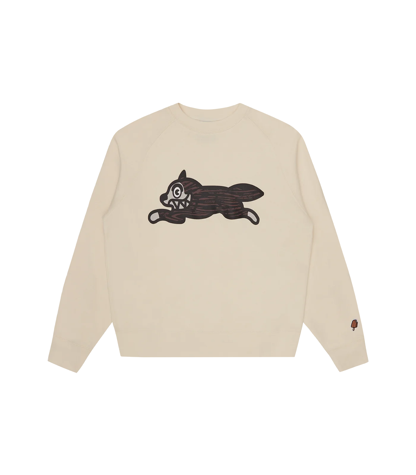 ICECREAM - Woodgrain Dog Crewneck