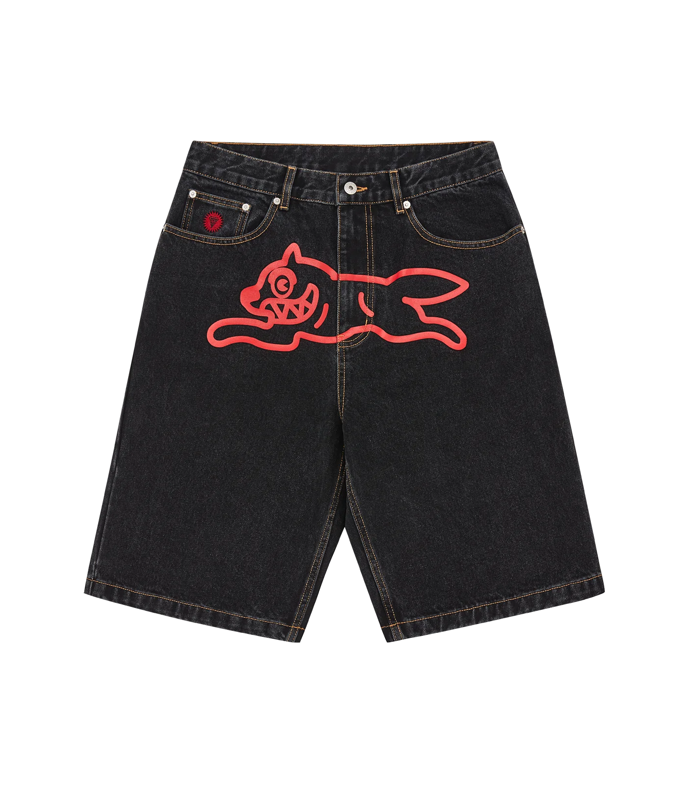 ICECREAM - "Running Dog" Shorts Black