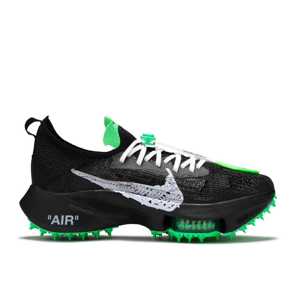 Nike - Air Zoom Tempo Next% Flyknit Off-White Black Scream Green