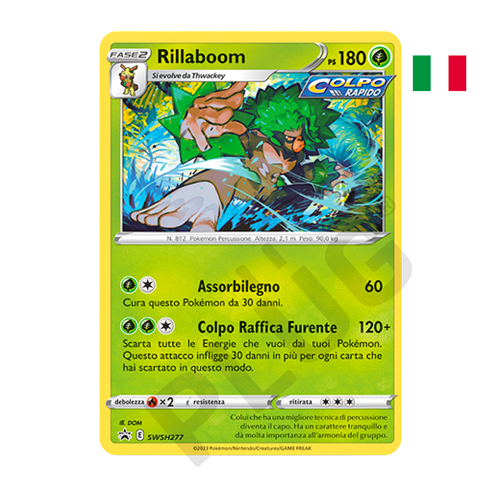 Pokémon - Collezione Zenit Regale con Spilla "Rillaboom" (IT)